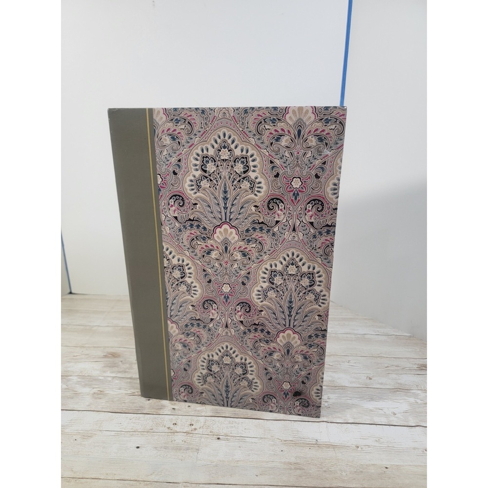 Photo‎ Album Holds 112 4x6 Pictures 3 Per Pages Paisley Gray 13x9"  Memories